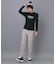 【ADABAT NAVY】ドビースウェードスストレッチパンツ