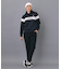 【ADABAT NAVY】ブロッキングラインロゴフーディー