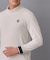【新レーベル ADABAT NAVY】吸湿発熱 サーモスムースモックT