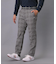【新レーベル ADABAT NAVY】ハイブリットダウンクロステーパードパンツ