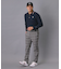 【新レーベル ADABAT NAVY】ハイブリットダウンクロステーパードパンツ