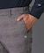 【新レーベル ADABAT NAVY】ハイブリットダウンクロステーパードパンツ