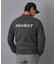 【新レーベル ADABAT NAVY】スリーブラインニットブルゾン