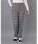 【ADABAT NAVY】ハイブリットダウンストレートパンツ