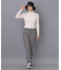 【ADABAT NAVY】ハイブリットダウンストレートパンツ