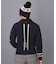 【ADABAT NAVY】ハーフジップワイドカラーニット