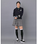 【ADABAT NAVY】ハーフジップワイドカラーニット