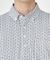 小紋柄プリントP長袖ポロシャツ