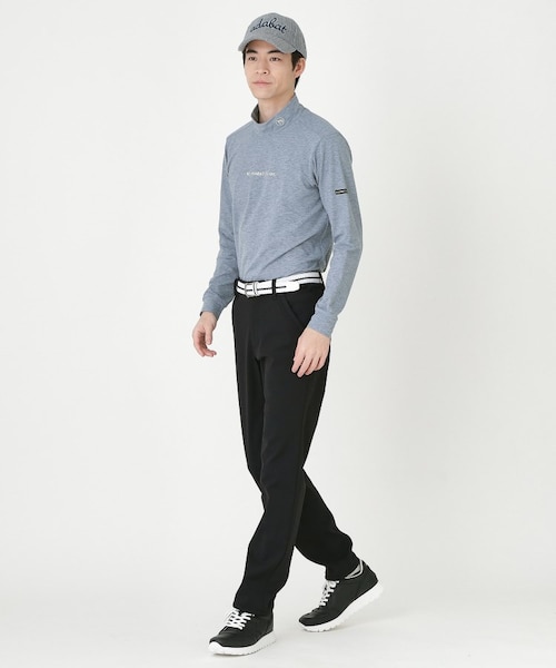 メランジボーダーモックネックT｜アダバットの通販｜&mall（アンド