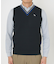 Vネックガーターニットベスト