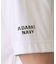 【ADABAT NAVY】ナイロン混ストレッチ半袖モックT