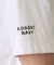 【ADABAT NAVY】ナイロン混ストレッチ半袖モックT