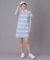 【ADABAT NAVY】ランダムボーダーポロえりワンピース