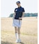 【ADABAT NAVY】UVカット ポンチAラインスカート