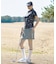 【ADABAT NAVY】UVカット ポンチAラインスカート