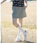 【ADABAT NAVY】UVカット ポンチAラインスカート