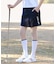 【ADABAT NAVY】UVカット ポンチAラインスカート