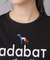 【ADABAT NAVY】接触冷感/抗菌防臭/消臭　アイスクリアコットンロゴT
