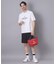 【ADABAT NAVY】接触冷感/抗菌防臭/消臭 アイスクリアコットン半袖ロゴT