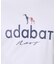 【ADABAT NAVY】接触冷感/抗菌防臭/消臭 アイスクリアコットン半袖ロゴT