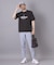 【ADABAT NAVY】接触冷感/抗菌防臭/消臭 アイスクリアコットン半袖ロゴT