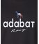 【ADABAT NAVY】接触冷感/抗菌防臭/消臭 アイスクリアコットン半袖ロゴT