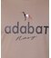 【ADABAT NAVY】接触冷感/抗菌防臭/消臭 アイスクリアコットン半袖ロゴT