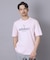 【ADABAT NAVY】接触冷感/抗菌防臭/消臭 アイスクリアコットン半袖ロゴT