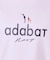 【ADABAT NAVY】接触冷感/抗菌防臭/消臭 アイスクリアコットン半袖ロゴT