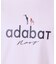 【ADABAT NAVY】接触冷感/抗菌防臭/消臭 アイスクリアコットン半袖ロゴT