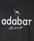 【ADABAT NAVY】接触冷感/抗菌防臭/消臭 アイスクリアコットン半袖ロゴT
