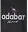 【ADABAT NAVY】接触冷感/抗菌防臭/消臭 アイスクリアコットン半袖ロゴT