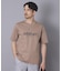 【ADABAT NAVY】接触冷感/抗菌防臭/消臭 アイスクリアコットン半袖ロゴT