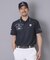 【ADABAT NAVY】カノコグラフィックロゴ半袖ポロシャツ