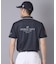 【ADABAT NAVY】カノコグラフィックロゴ半袖ポロシャツ