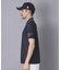 【ADABAT NAVY】吸水速乾/UVカット カノコグラフィックロゴ半袖ポロシャツ