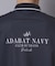 【ADABAT NAVY】吸水速乾/UVカット カノコグラフィックロゴ半袖ポロシャツ