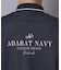 【ADABAT NAVY】吸水速乾/UVカット カノコグラフィックロゴ半袖ポロシャツ