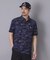 【ADABAT NAVY】エアロフォトリンクスプリント半袖ポロシャツ