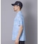 【ADABAT NAVY】吸水速乾/UVカット エアロフォトリンクスプリント半袖ポロシャツ