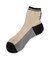 バイカラーショートソックス