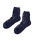 【ADABAT NAVY】リンクスショートソックス
