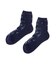 【ADABAT NAVY】リンクスショートソックス