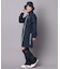 【ADABAT NAVY】レッグカバー付きレインワンピース