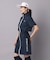 【ADABAT NAVY】レッグカバー付きレインワンピース