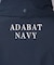 【ADABAT NAVY】レッグカバー付きレインワンピース