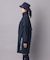 【ADABAT NAVY】レッグカバー付きレインワンピース