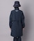【ADABAT NAVY】レッグカバー付きレインワンピース