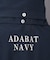 【ADABAT NAVY】レッグカバー付きレインワンピース