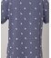 【ADABAT NAVY】モノグラムサッカー半袖ポロシャツ